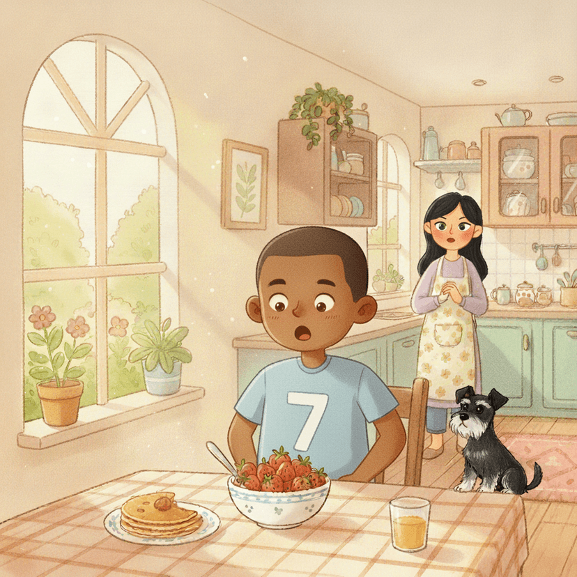 Cover art for Seven and the Blueberries